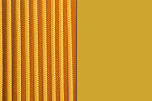 Yellow Oiled Beech  with Yellow Fabric Cord