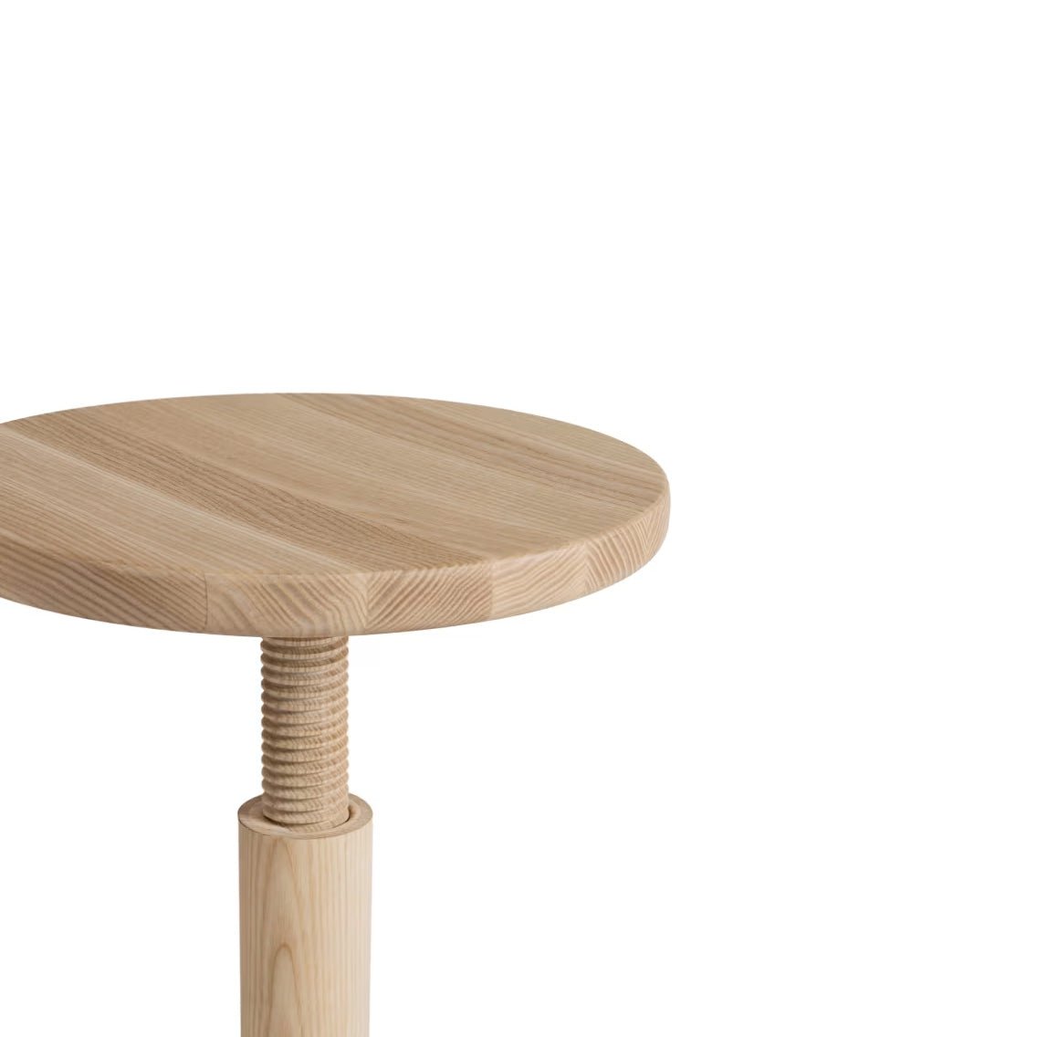 All Wood Stool Bobbin - District Furniture