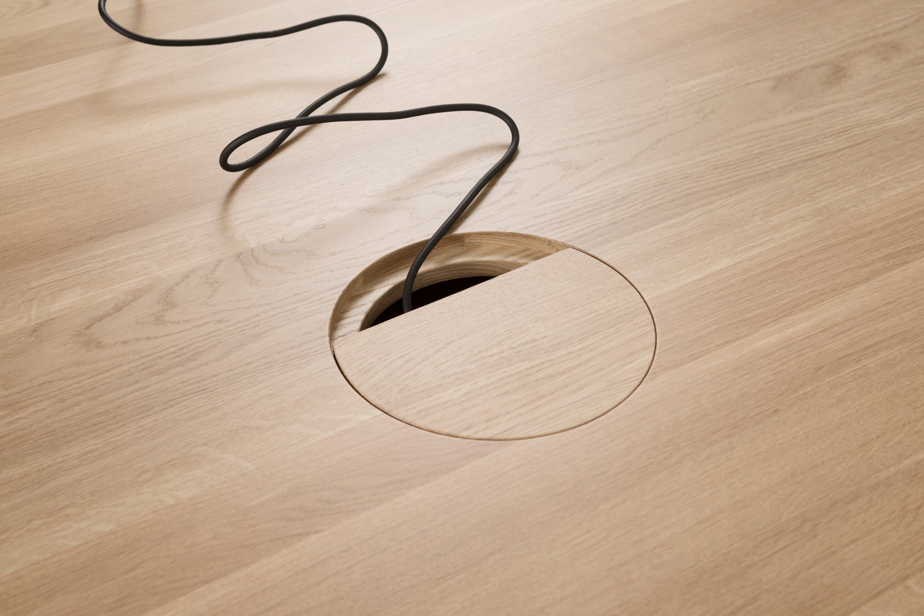 Alle Round Media Table - District Furniture