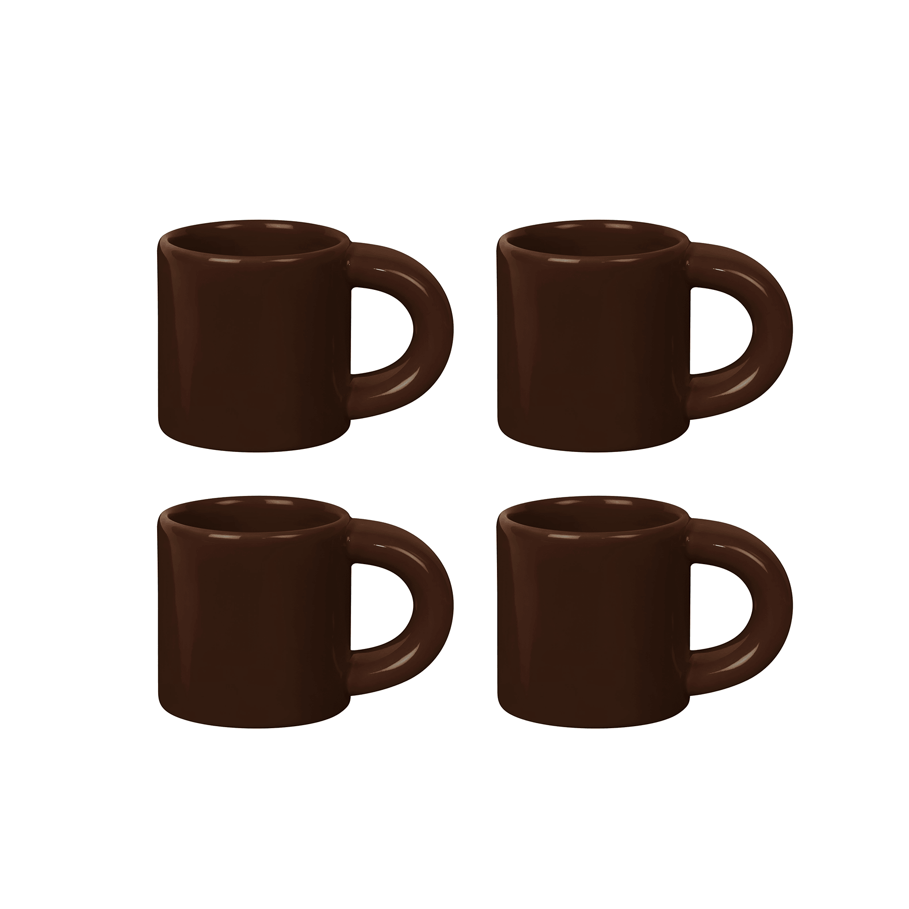 Bronto Espresso Cup (Set of 4) - District Furniture