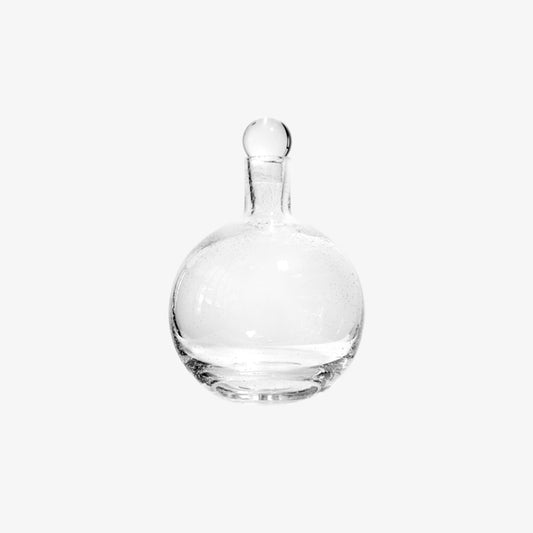 Bubble Glass Carafe - Round - District Furniture