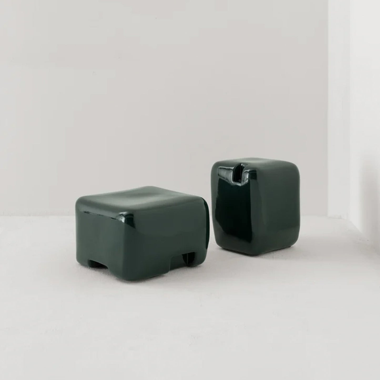Cobble Low Table & Stool - District Furniture