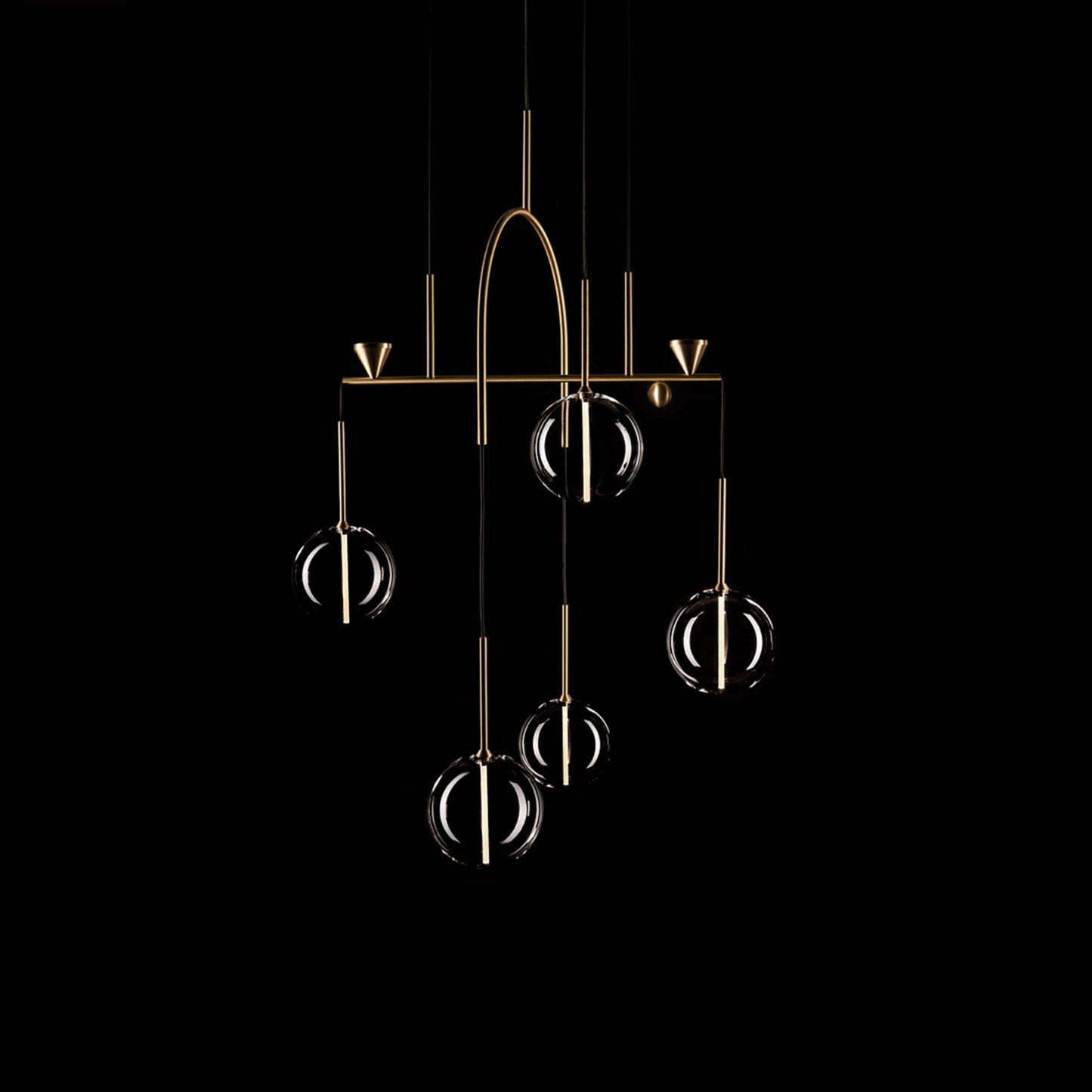 Dewdrops Chandelier Circular - District Furniture
