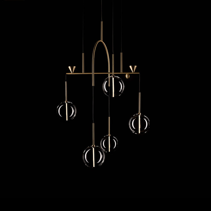 Dewdrops Chandelier Circular - District Furniture
