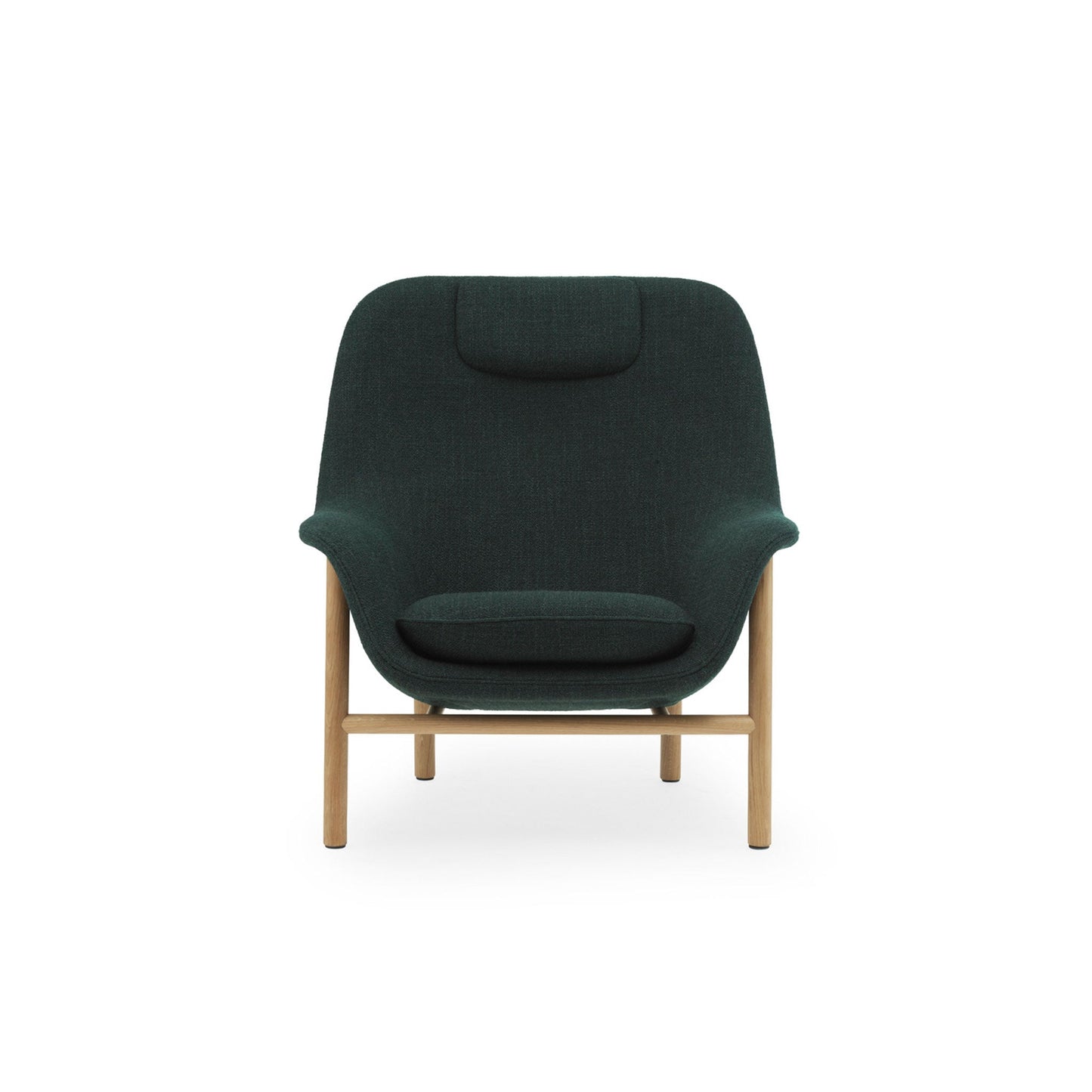 Drape Loungechair High - Oak - District Furniture
