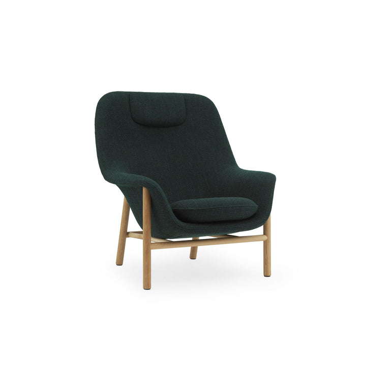 Drape Loungechair High - Oak - District Furniture