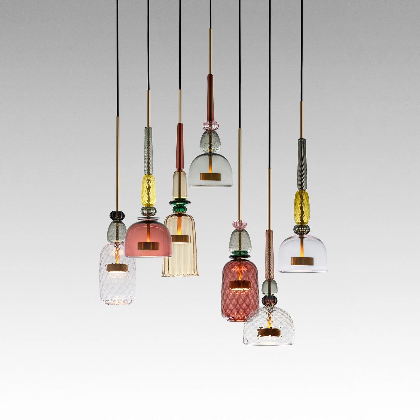 Flauti Chandelier Circular - District Furniture