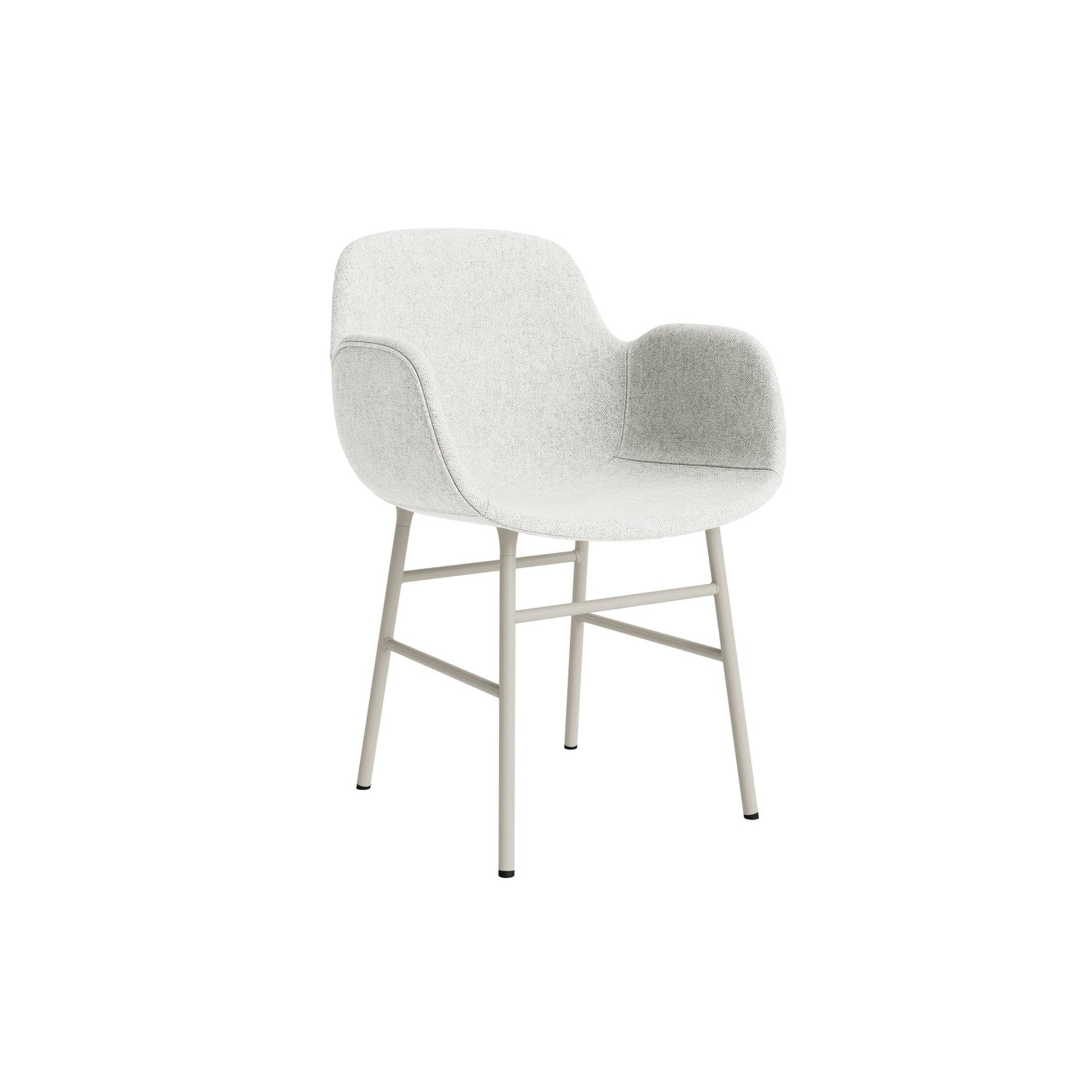 Form Armchair Steel Upholstered - District Furniture