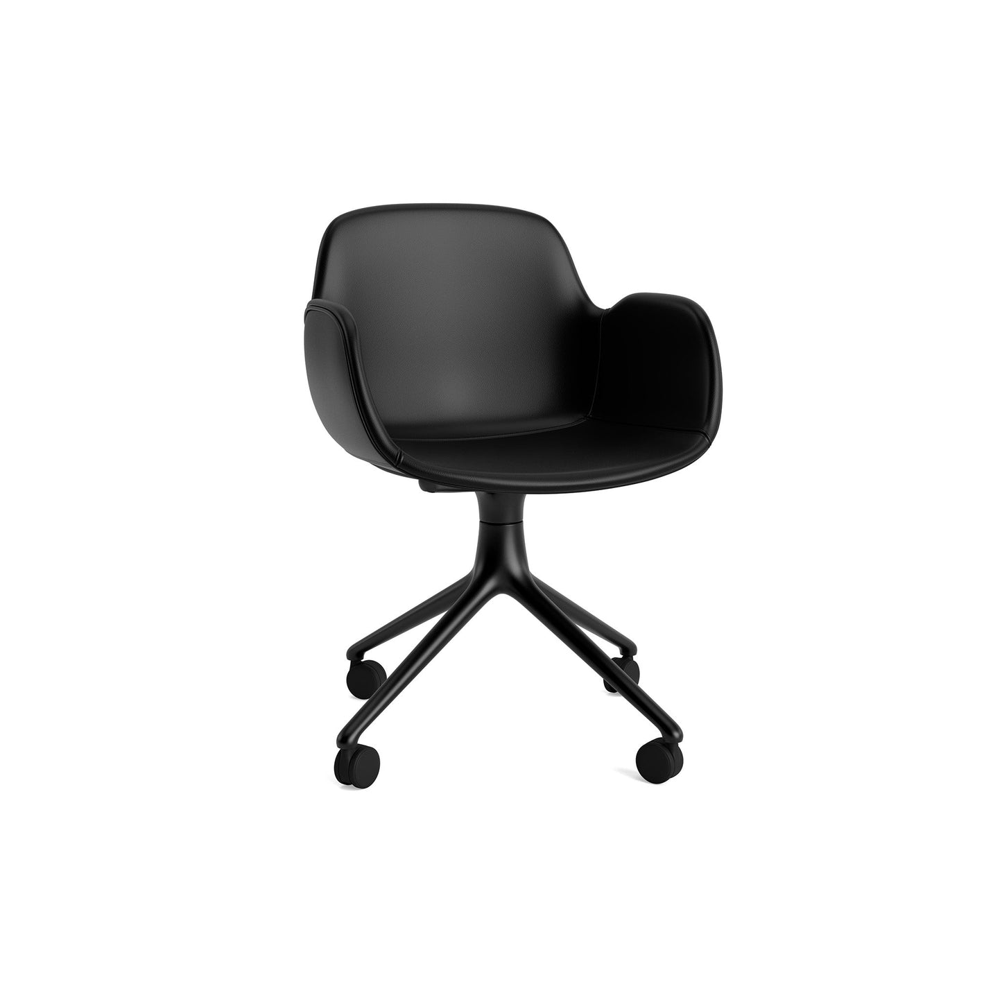 Form Armchair Swivel 4W Full Upholstery - District Furniture