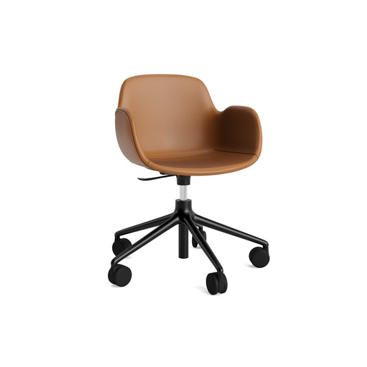Form Armchair Swivel 5W Full Upholstery - District Furniture