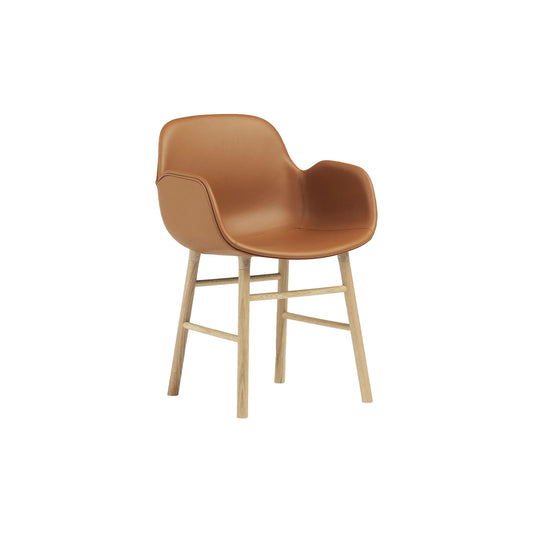 Form Armchair Oak Upholstered