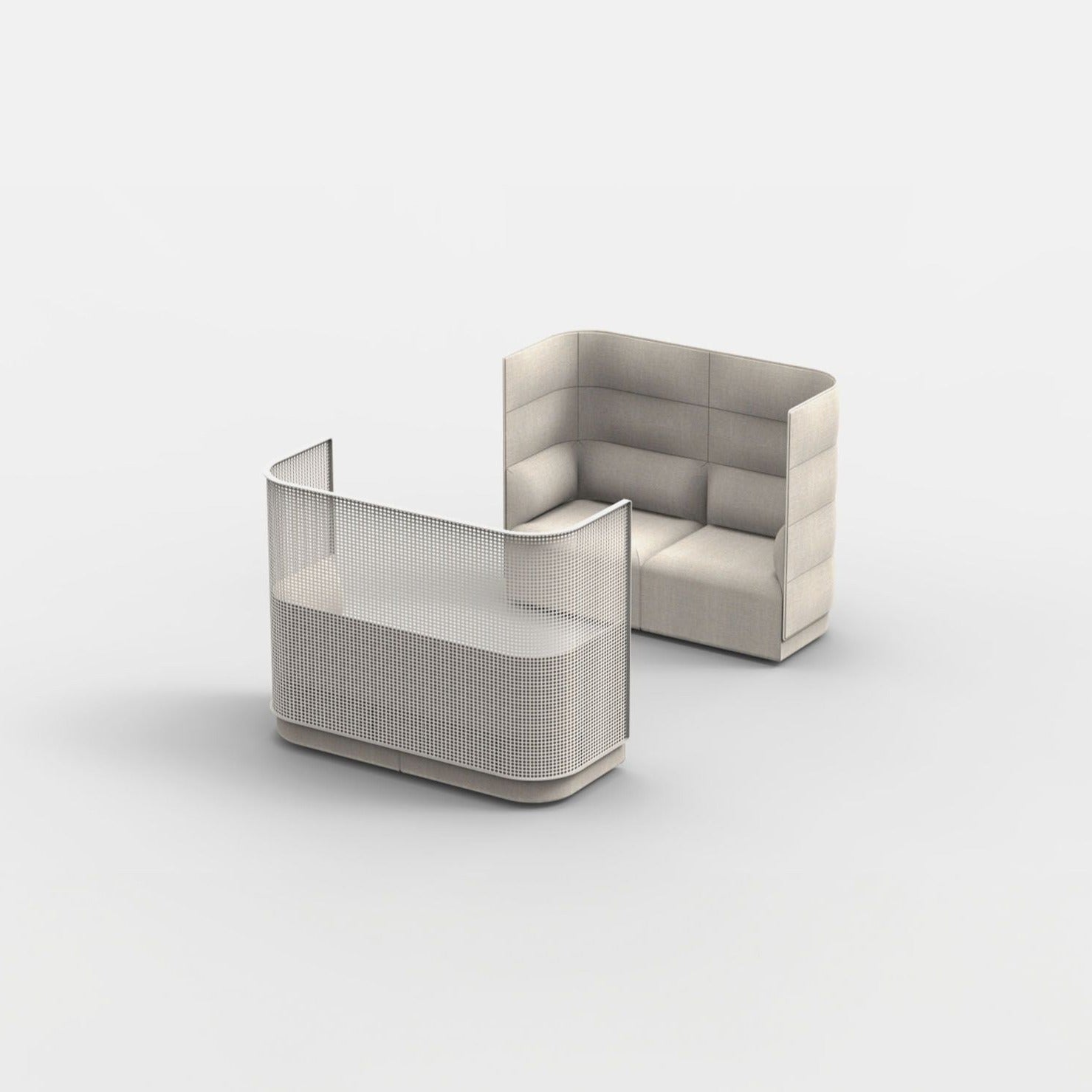 Habitat Booth with Trellis - District Furniture