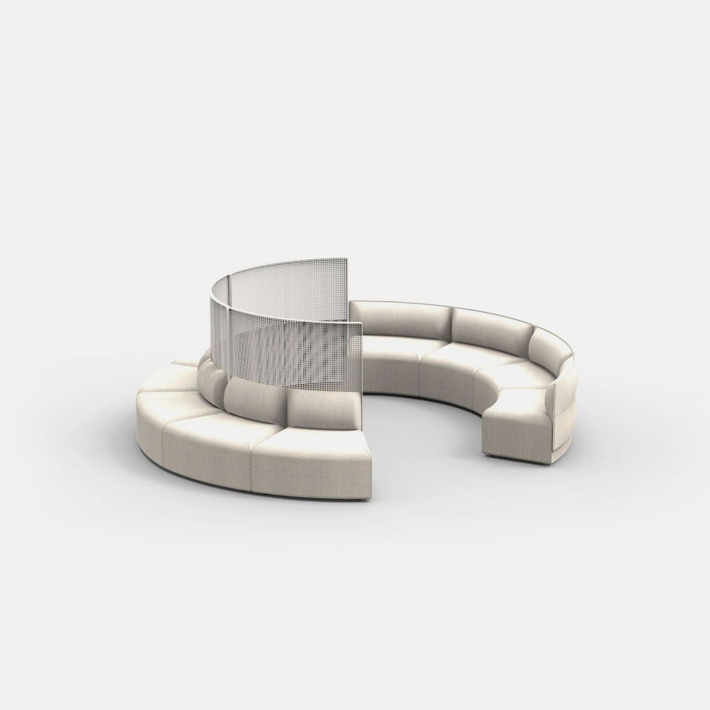 Habitat High Back Curved with Trellis - District Furniture
