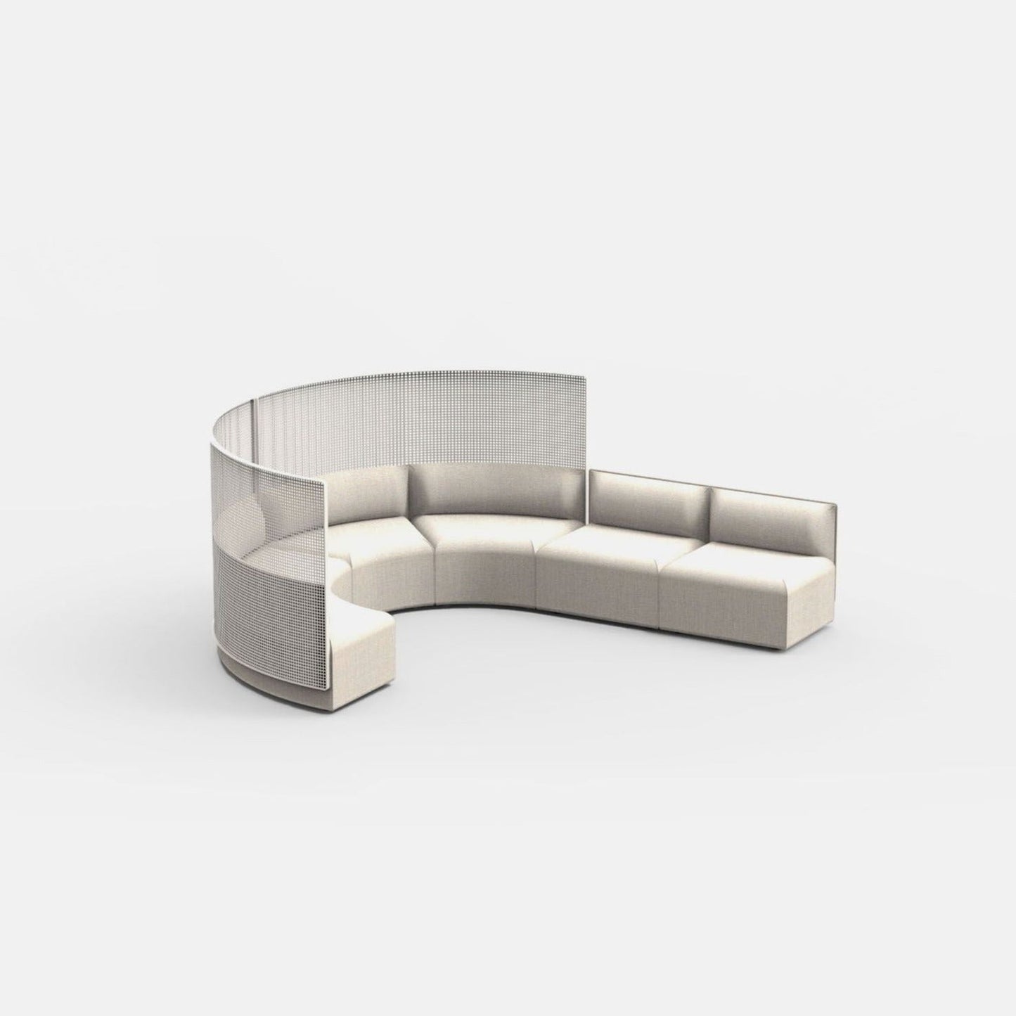 Habitat High Back Curved with Trellis - District Furniture