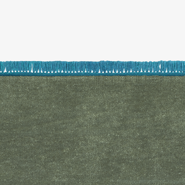 Harvest Cross Coloured Fringes Rug - District Furniture