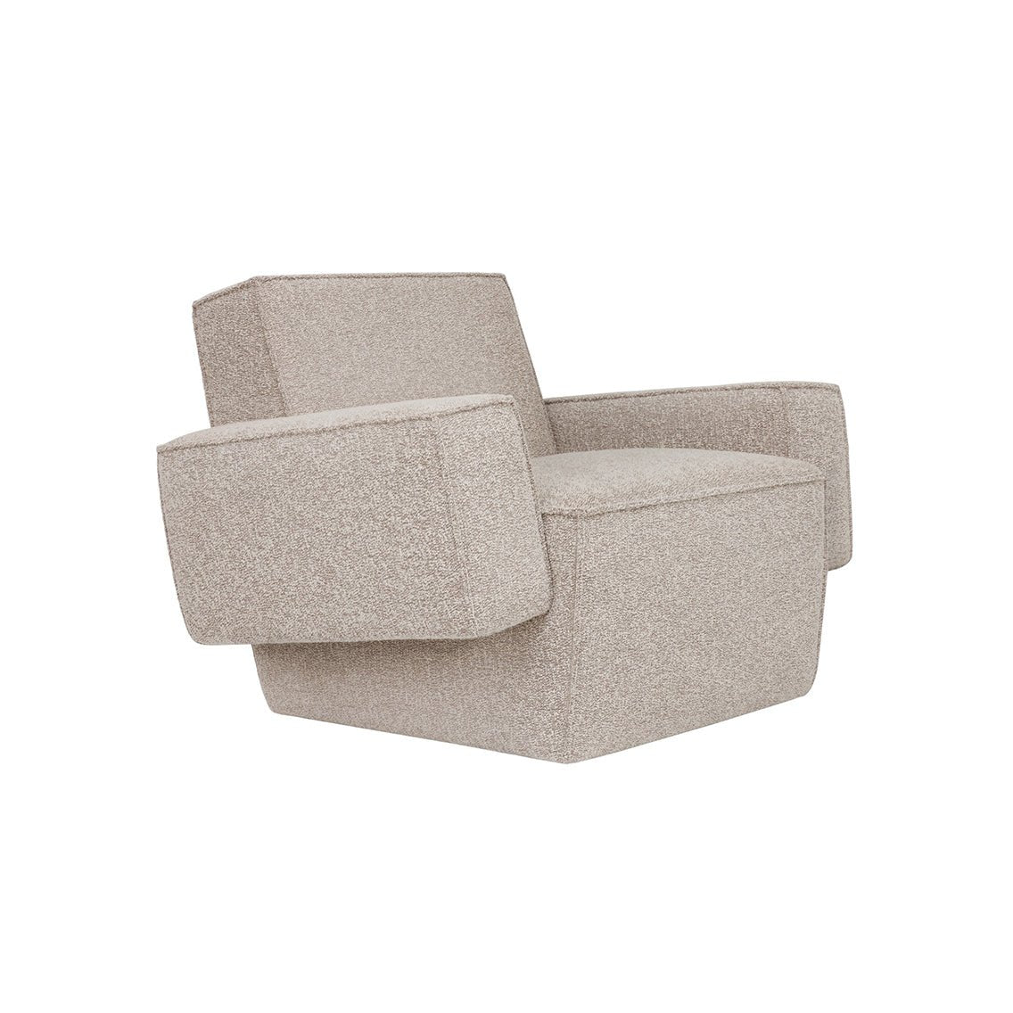 Hunk Lounge Chair With Armrests - District Furniture
