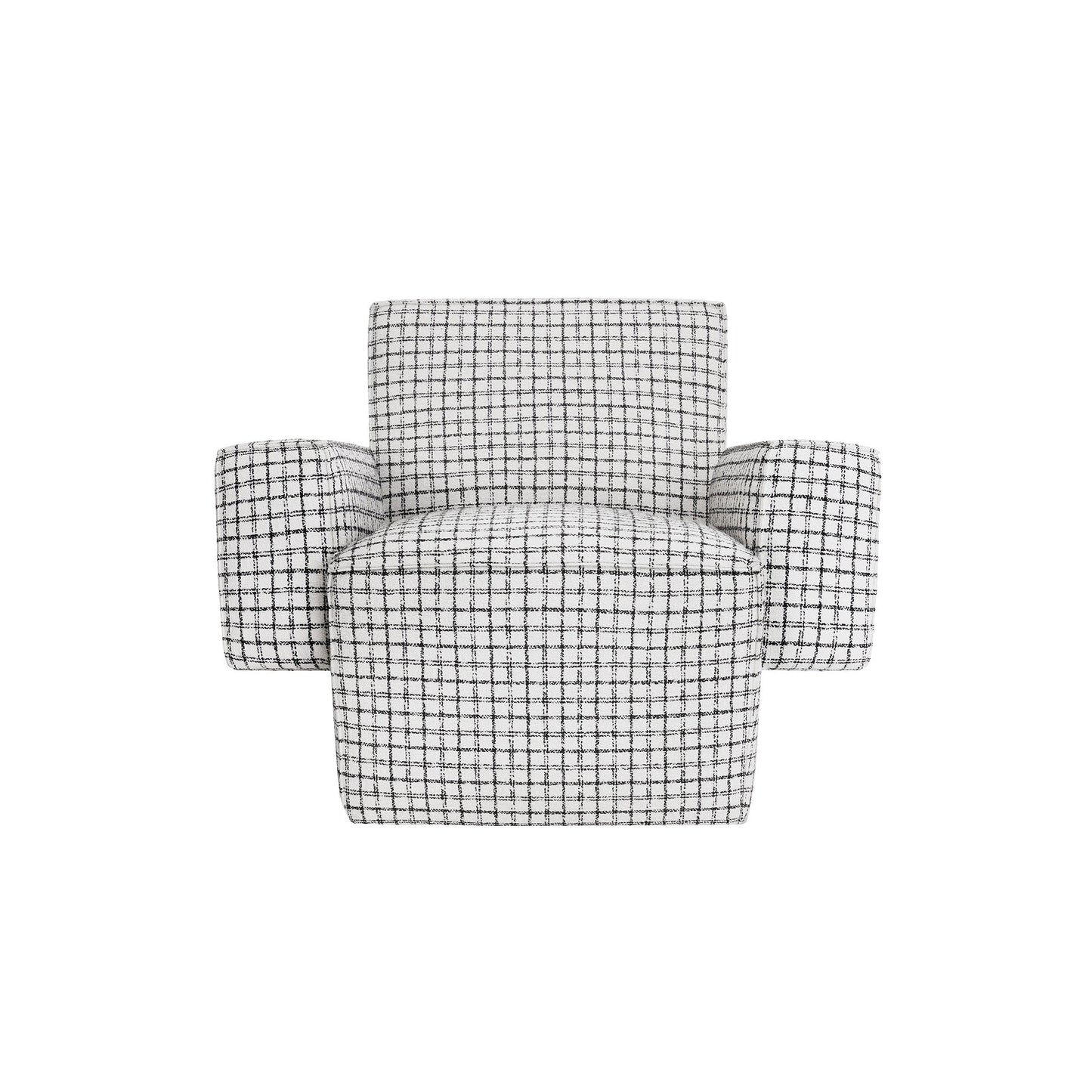 Hunk Lounge Chair With Armrests - District Furniture