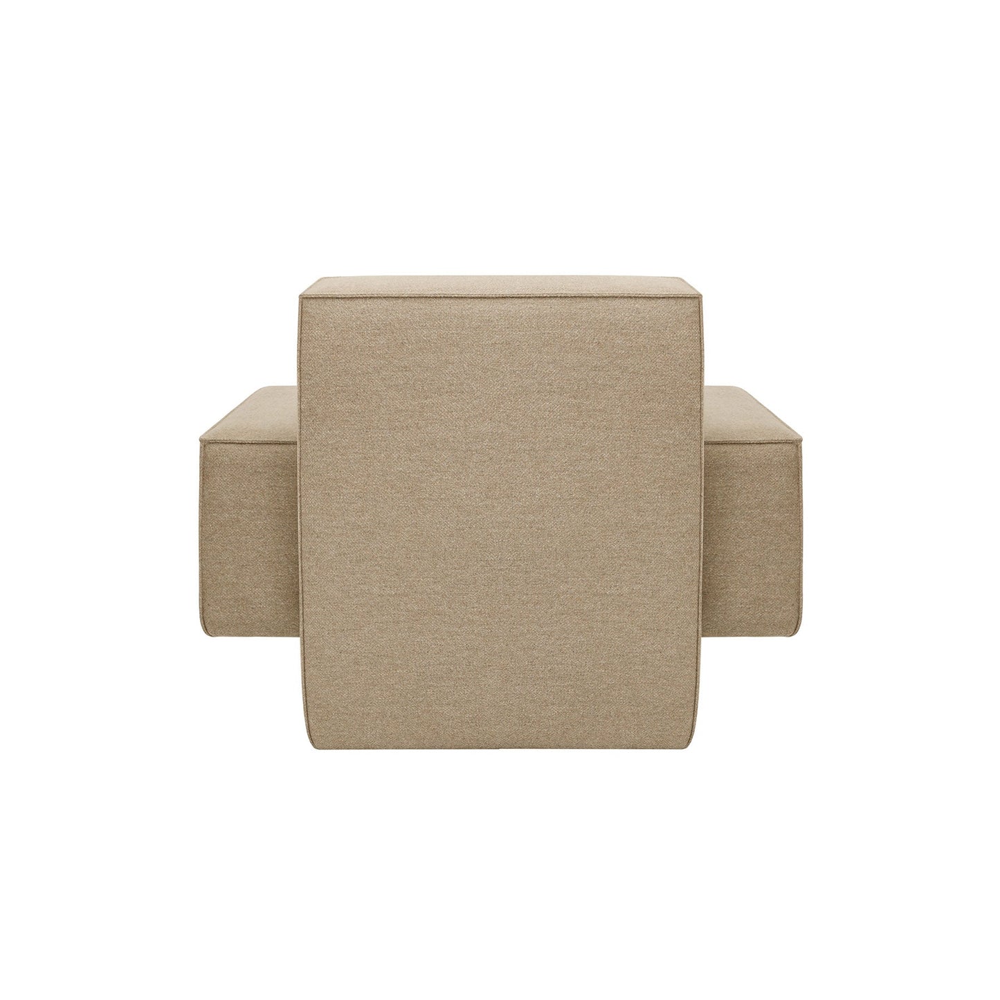 Hunk Lounge Chair With Armrests - District Furniture