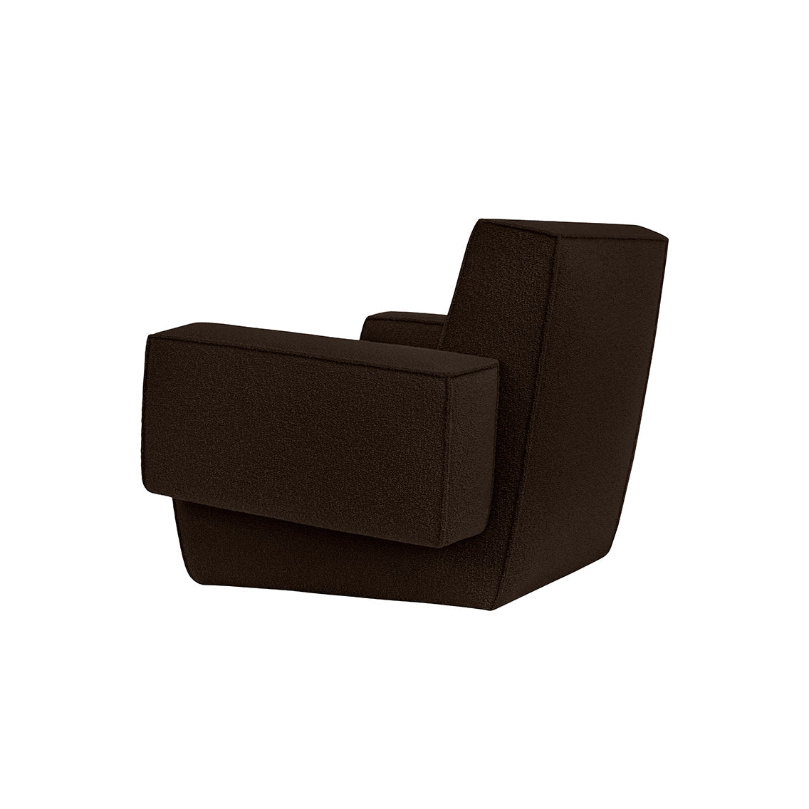 Hunk Lounge Chair With Armrests - District Furniture