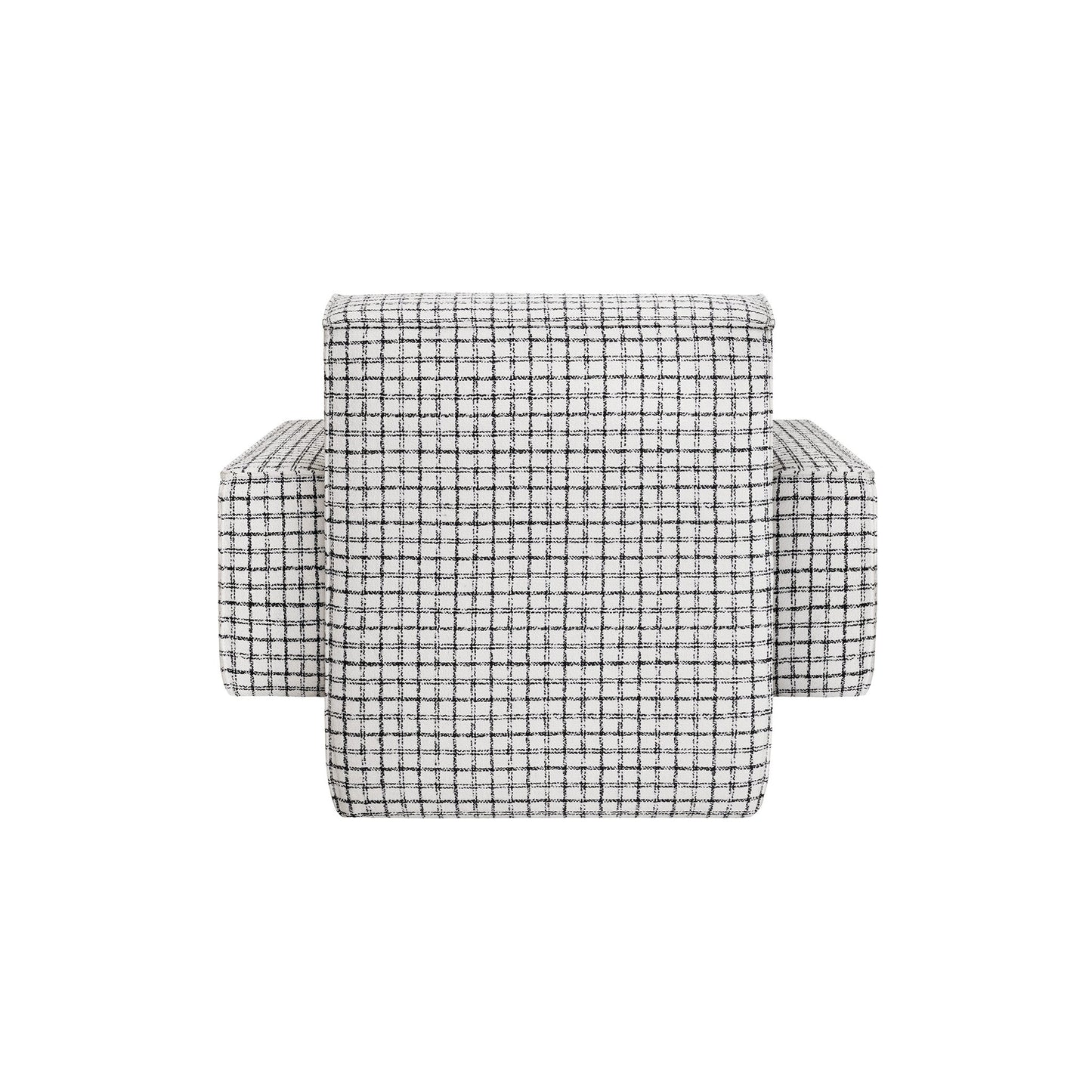 Hunk Lounge Chair With Armrests - District Furniture