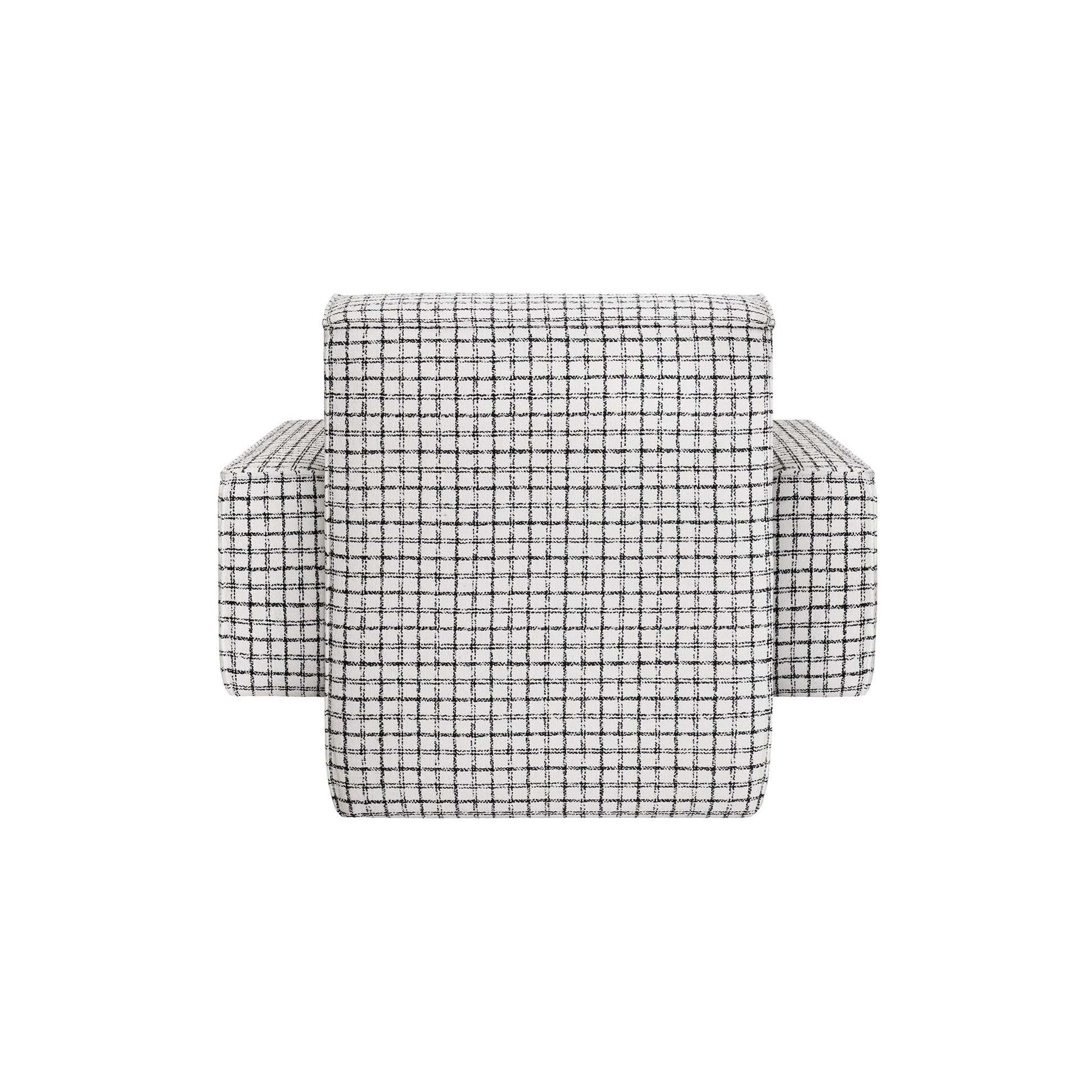 Hunk Lounge Chair With Armrests - District Furniture