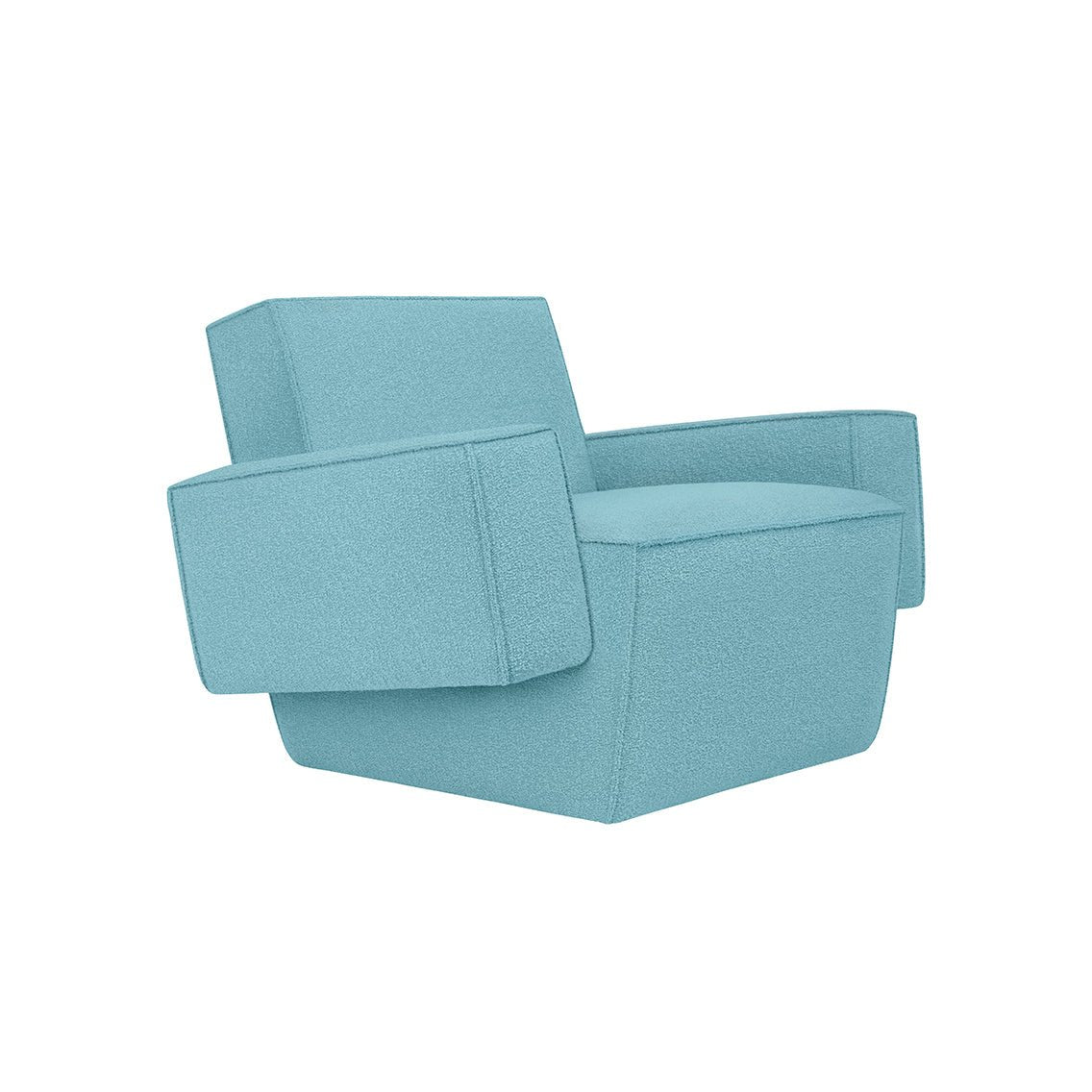 Hunk Lounge Chair With Armrests - District Furniture