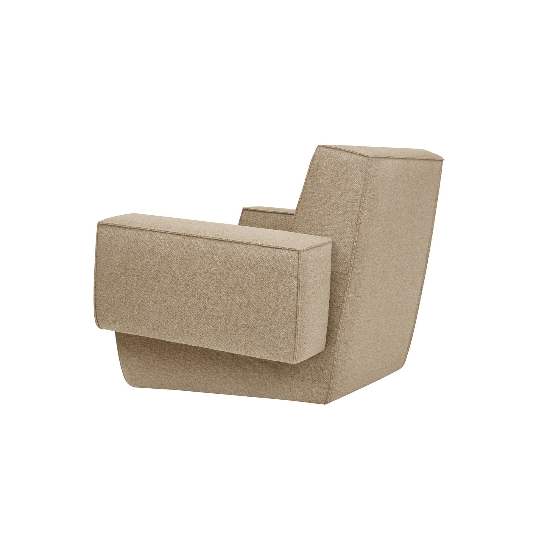 Hunk Lounge Chair With Armrests - District Furniture