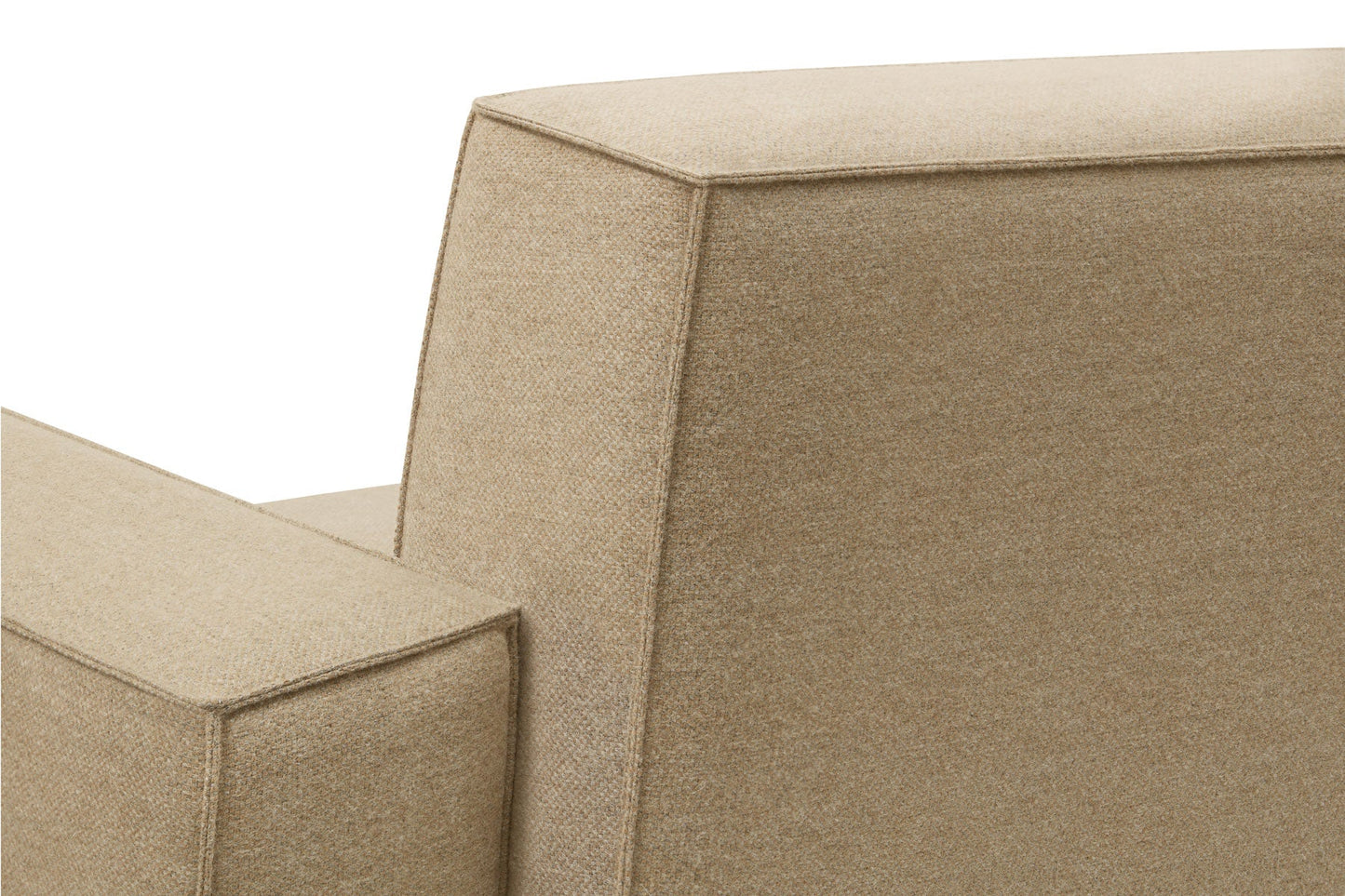 Hunk Lounge Chair With Armrests - District Furniture