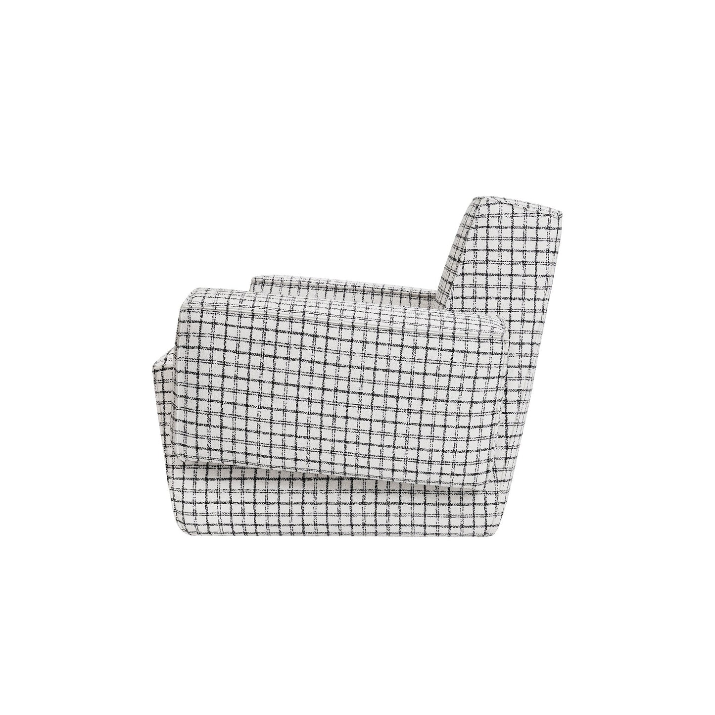 Hunk Lounge Chair With Armrests - District Furniture