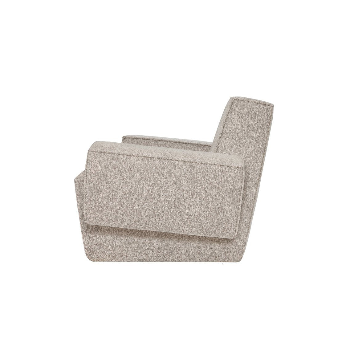 Hunk Lounge Chair With Armrests - District Furniture