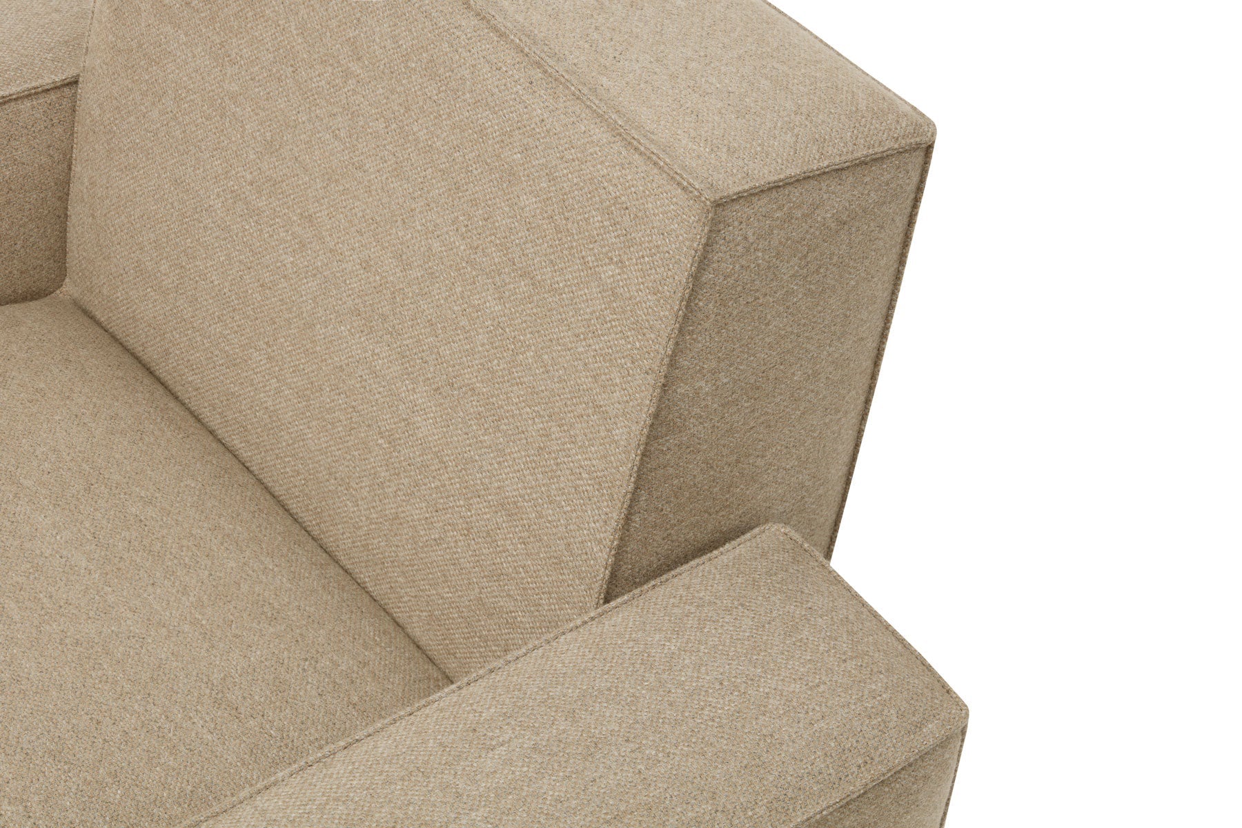 Hunk Lounge Chair With Armrests - District Furniture