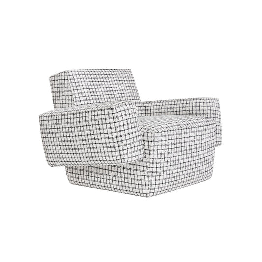 Hunk Lounge Chair With Armrests - District Furniture