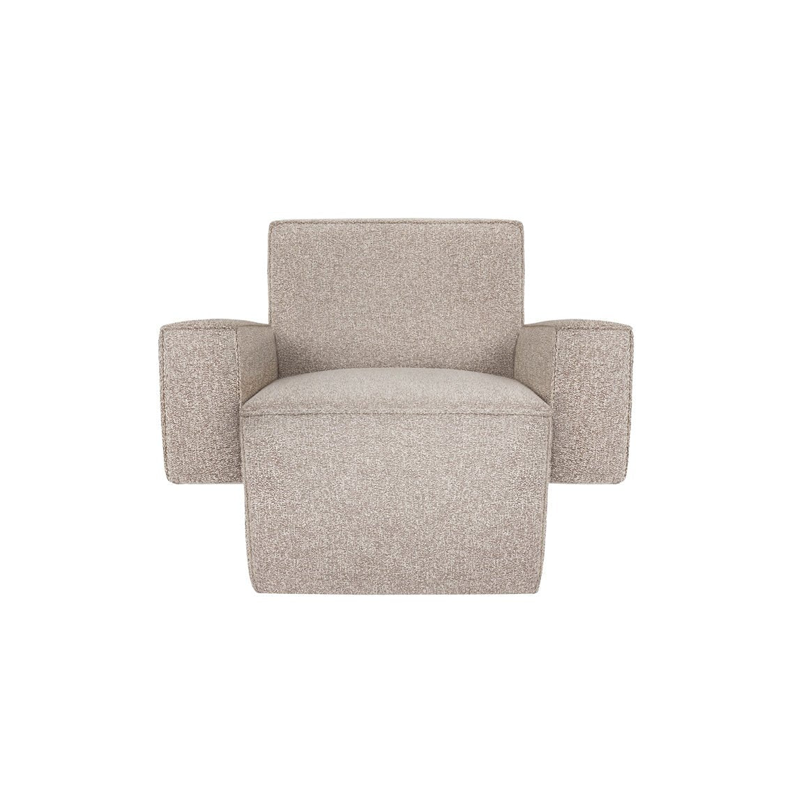 Hunk Lounge Chair With Armrests - District Furniture