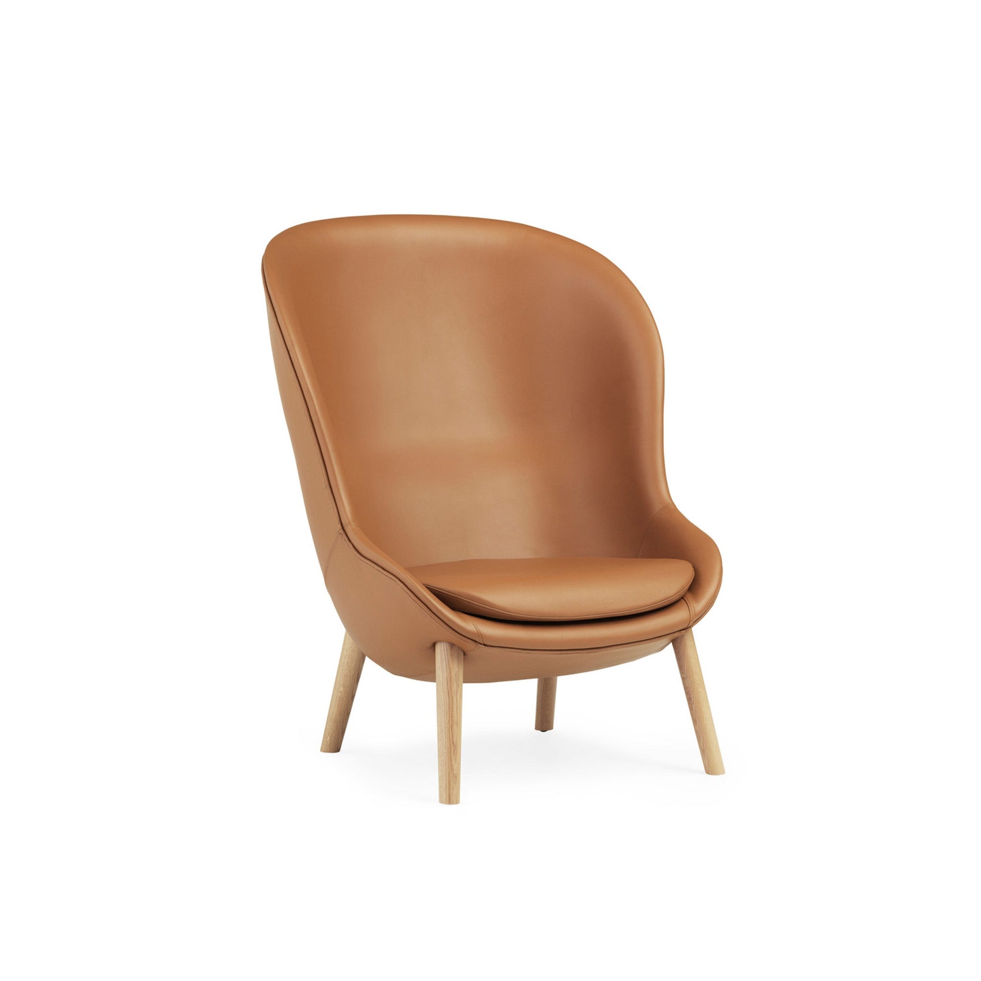 Hyg Lounge Chair High Oak - District Furniture