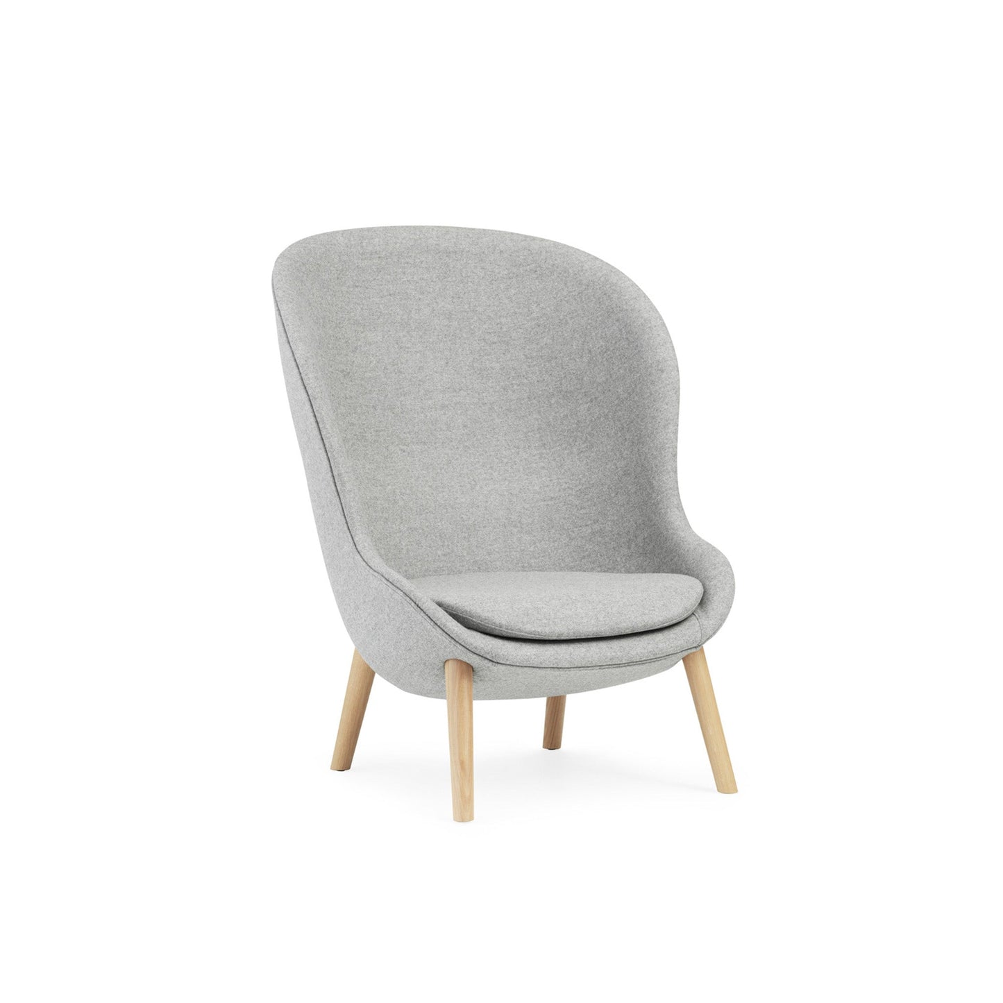 Hyg Lounge Chair High Oak - District Furniture