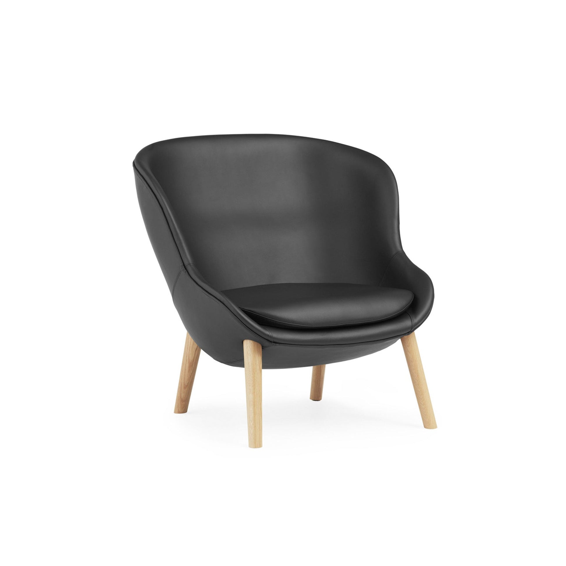 Hyg Lounge Chair Low Oak - District Furniture