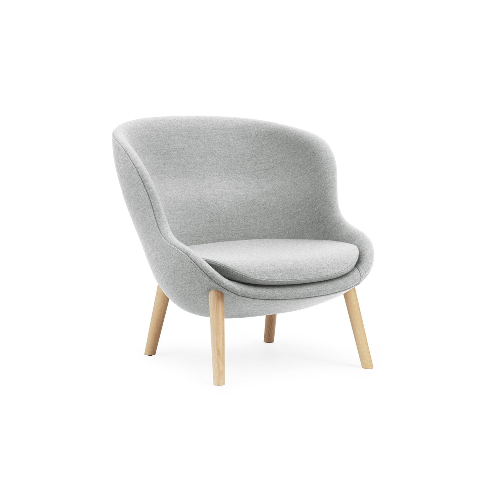 Hyg Lounge Chair Low Oak - District Furniture