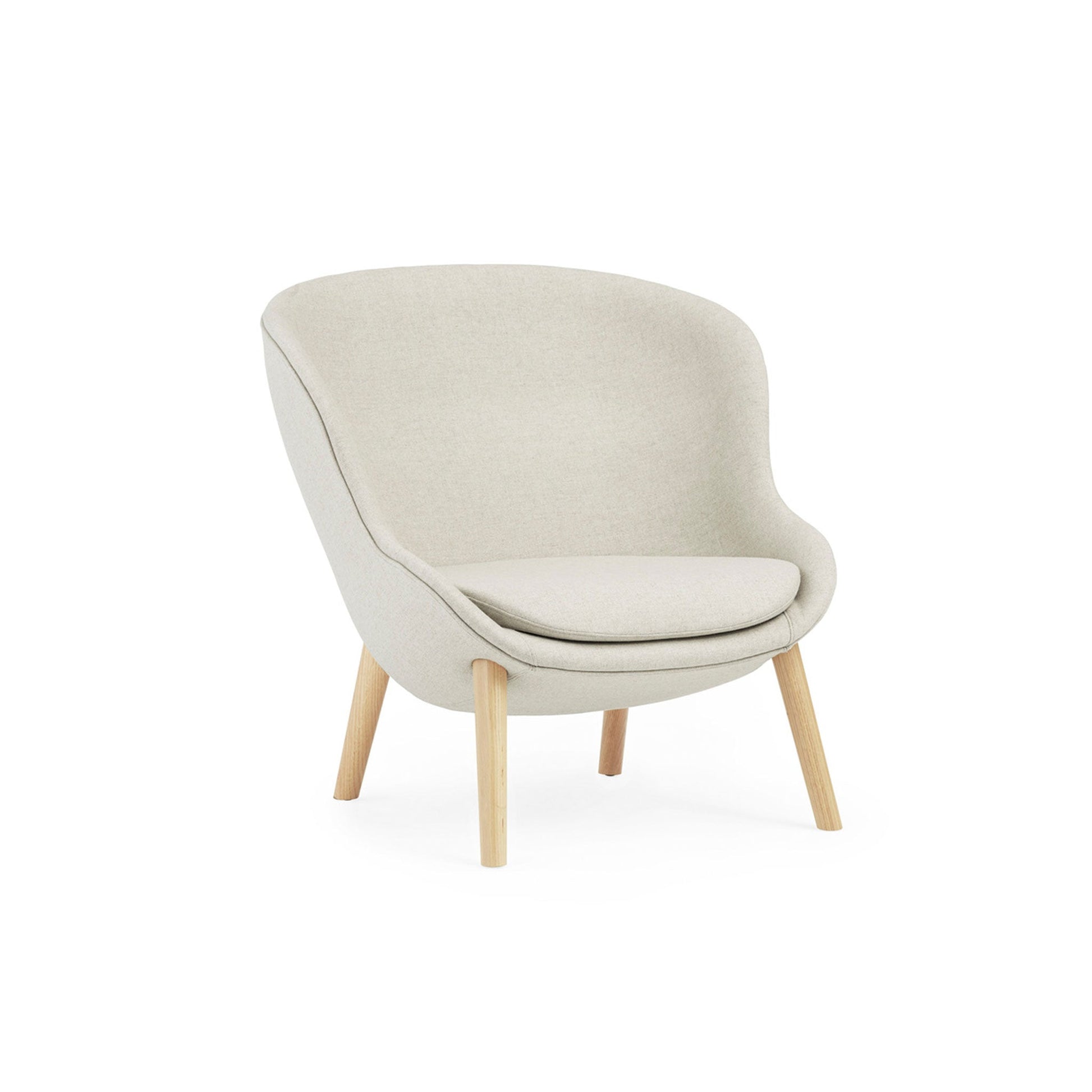 Hyg Lounge Chair Low Oak - District Furniture