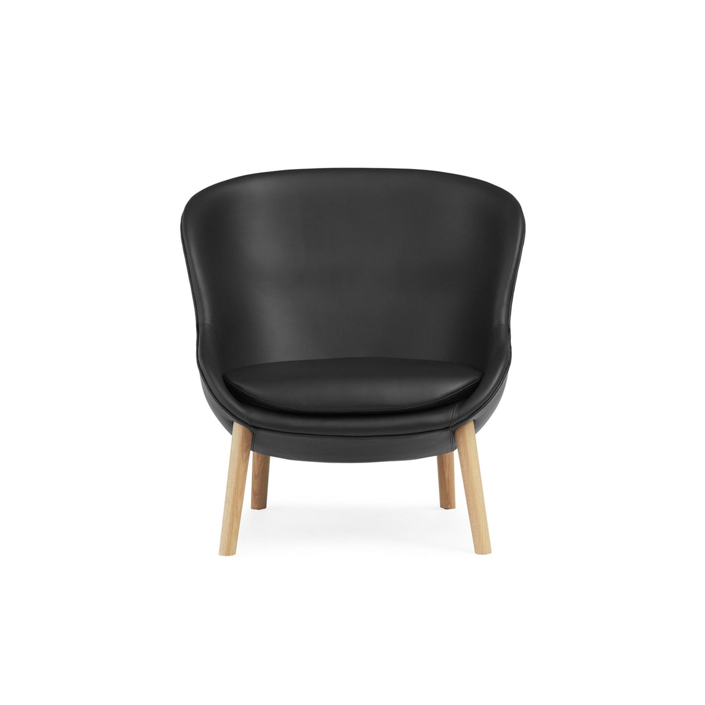 Hyg Lounge Chair Low Oak - District Furniture