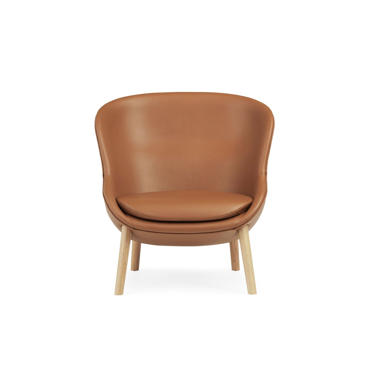 Hyg Lounge Chair Low Oak - District Furniture