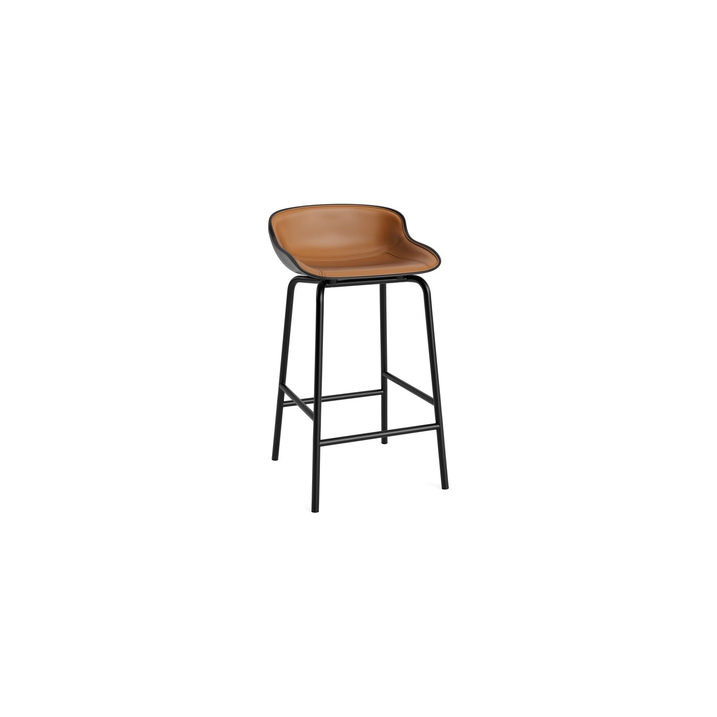 Hyg Stool Steel Front Upholstery - District Furniture