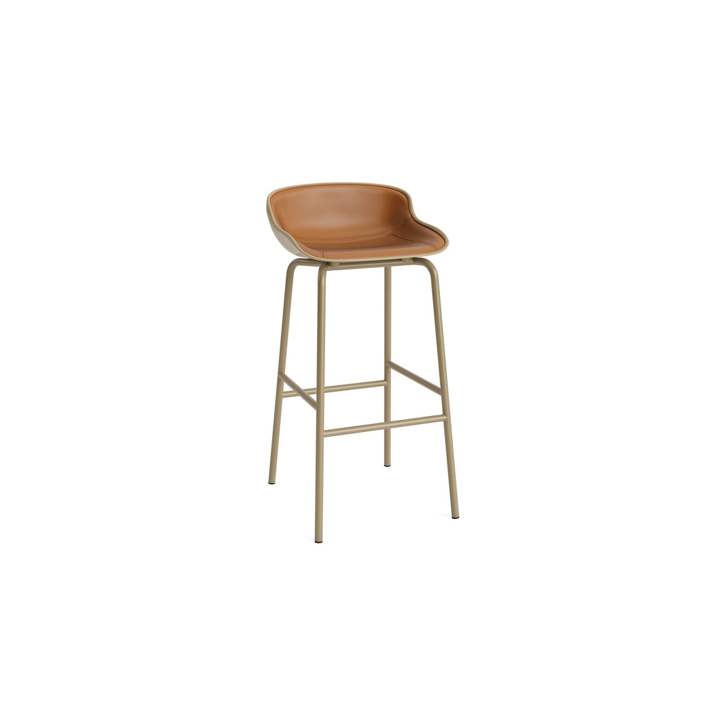 Hyg Stool Steel Front Upholstery - District Furniture
