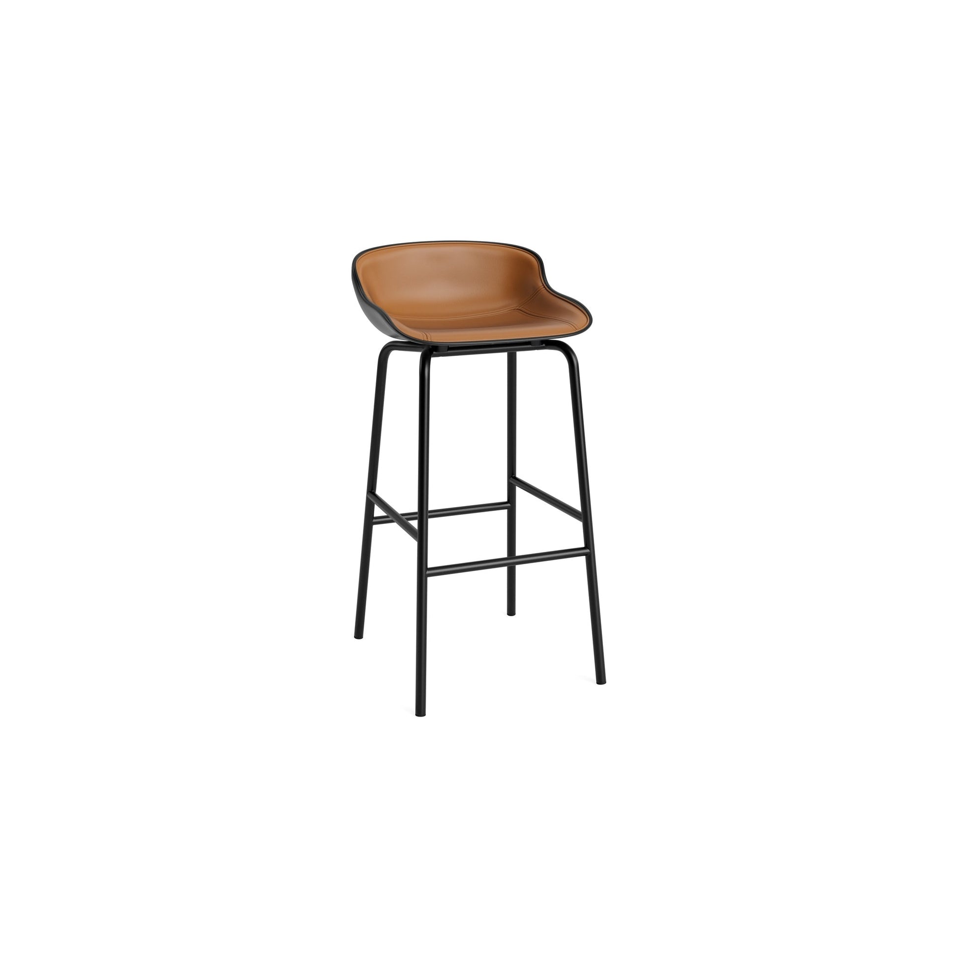 Hyg Stool Steel Front Upholstery - District Furniture