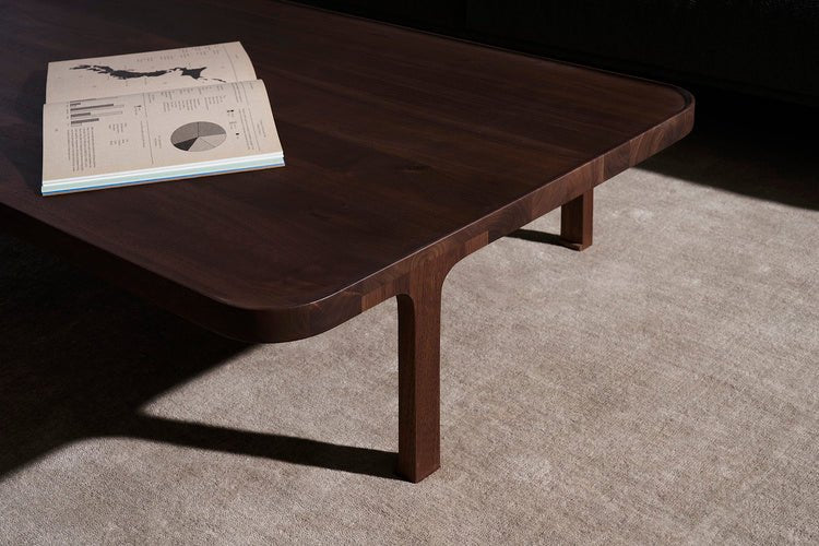 Journal Wood Coffee Table - Rectangle - District Furniture