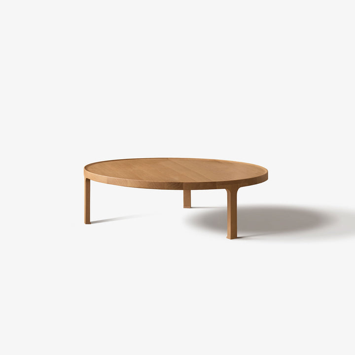 Journal Wood Coffee Table - Round - District Furniture