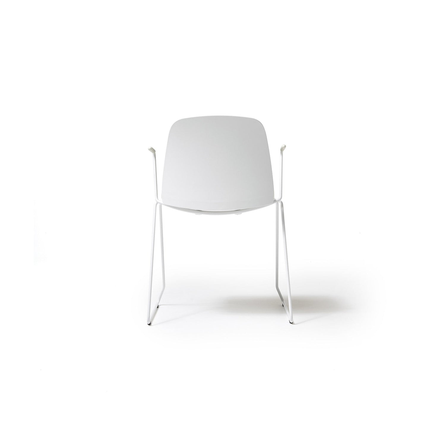 Kire Chair Sled Base with Arms - District Furniture