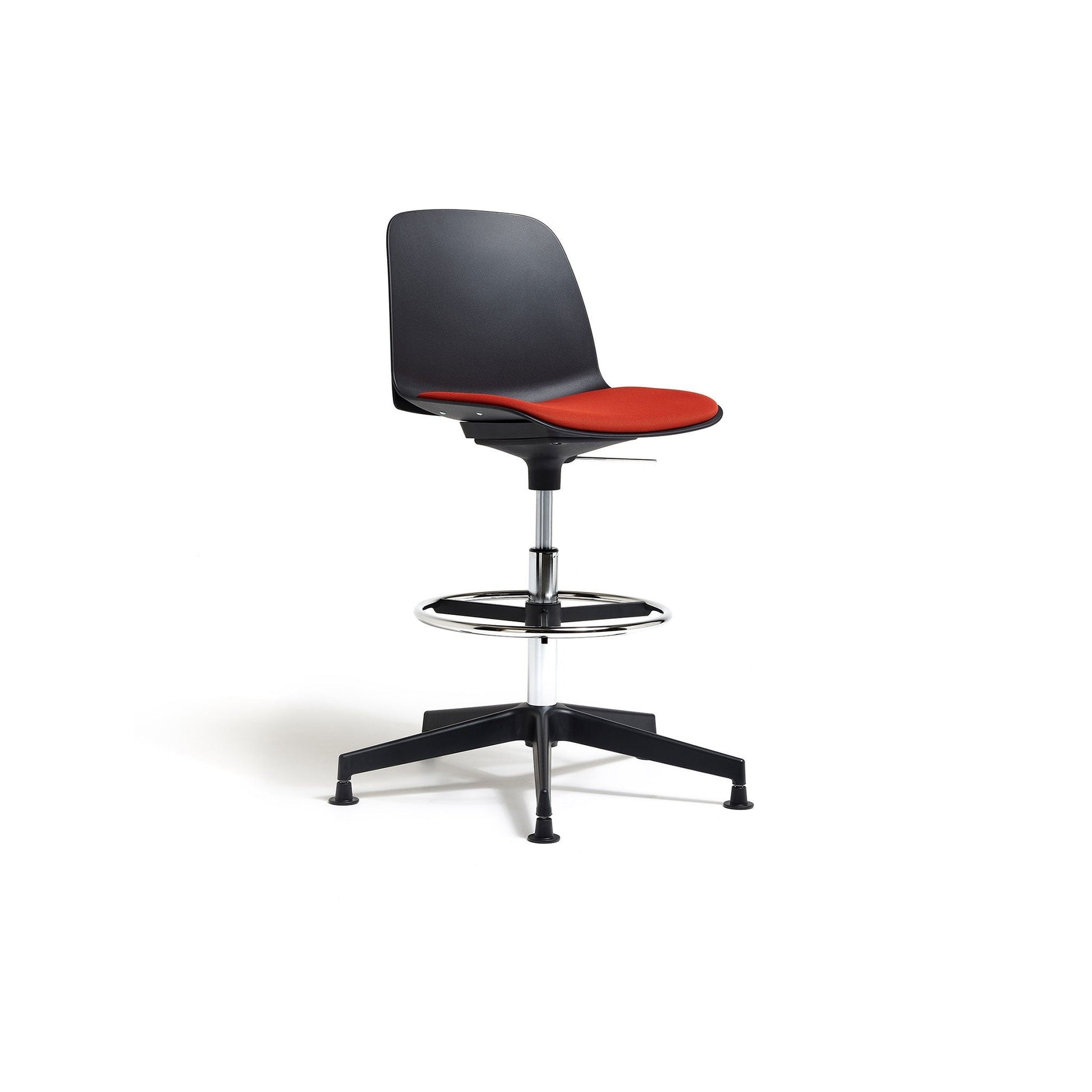 Kire Office Stool 5W - District Furniture