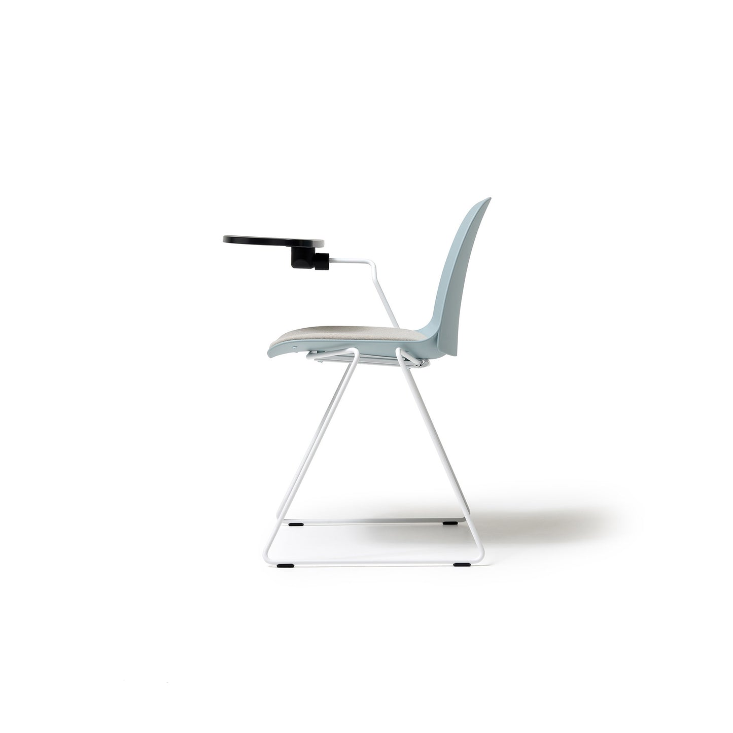 Kire Chair Sled Base with Writing Tablet