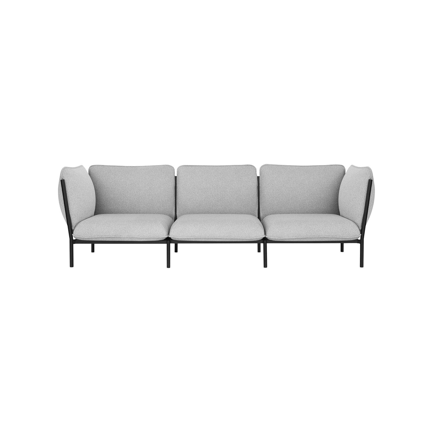 Kumo 3-Seater Sofa with Armrests - District Furniture