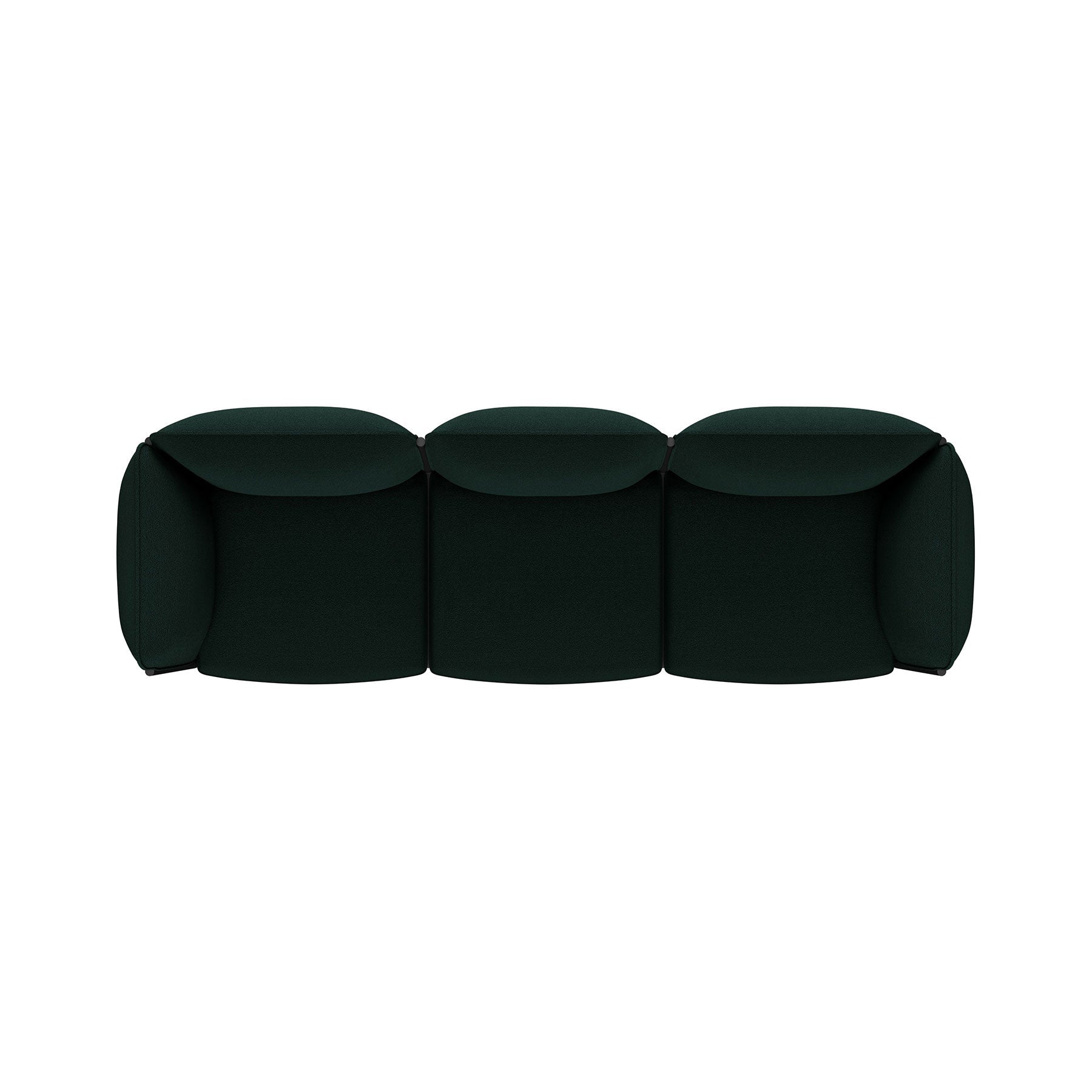 Kumo 3-Seater Sofa with Armrests - District Furniture